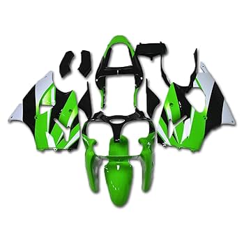 Amazon.com: New Green White Fairing Fit for Kawasaki Ninja